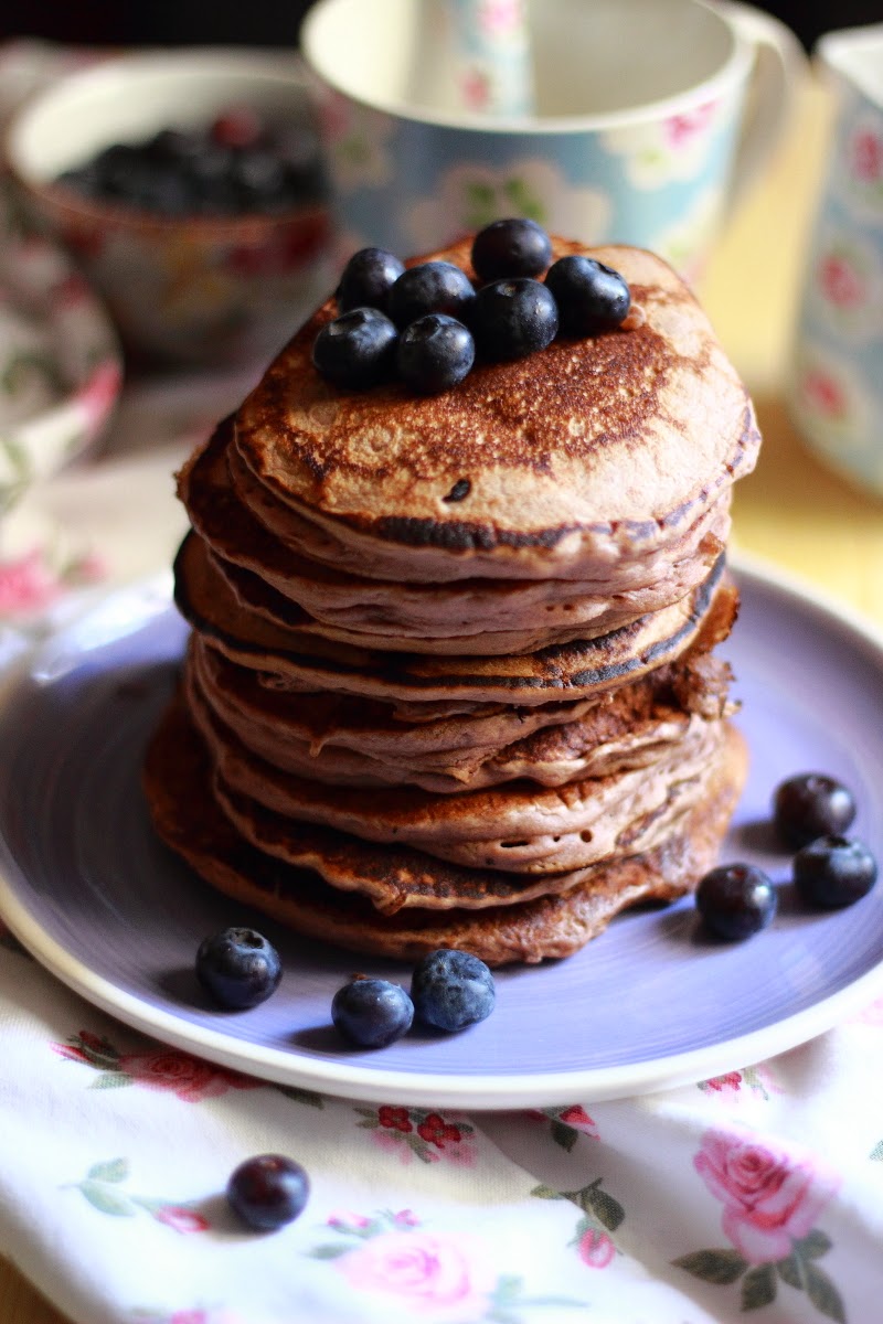 Pancake vegani al cioccolato