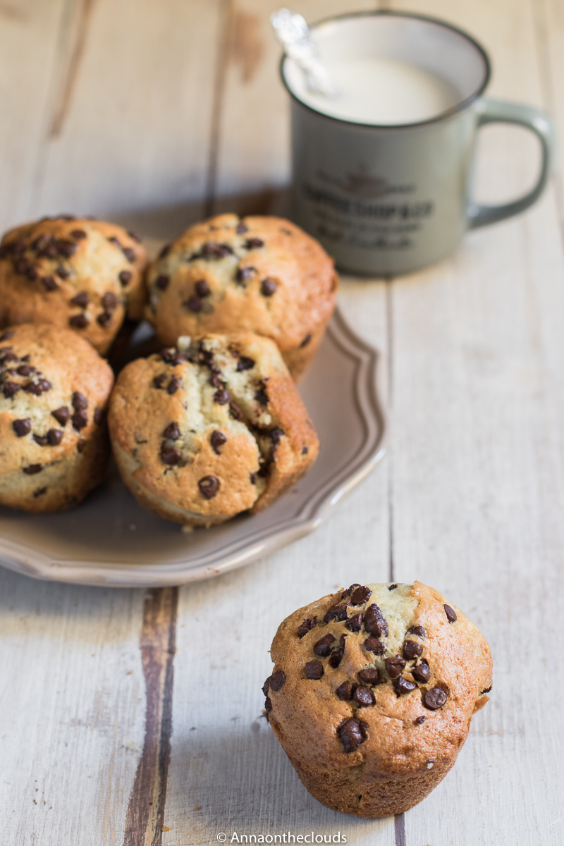 Muffin con gocce di cioccolato: ricetta perfetta