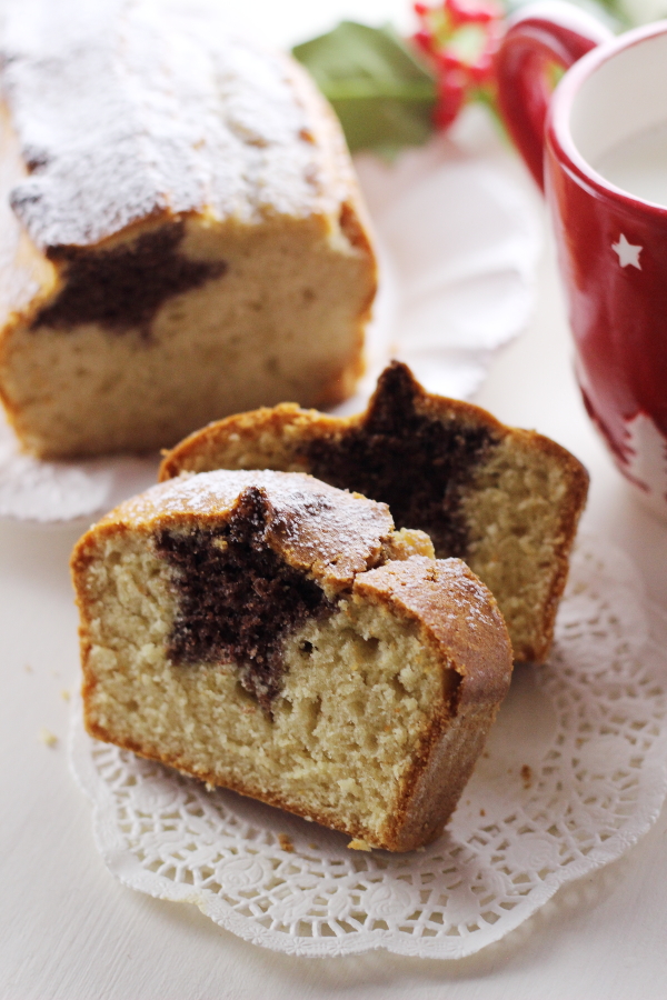 Stella Dolce Di Natale.Plumcake Con Stella A Sorpresa Anna On The Clouds