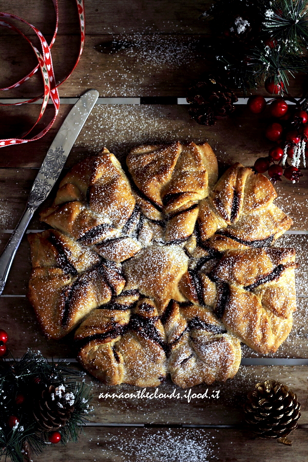 Stella Di Natale Golosa.Stella Di Pan Brioche Alla Nutella Versione Veloce Anna On The Clouds