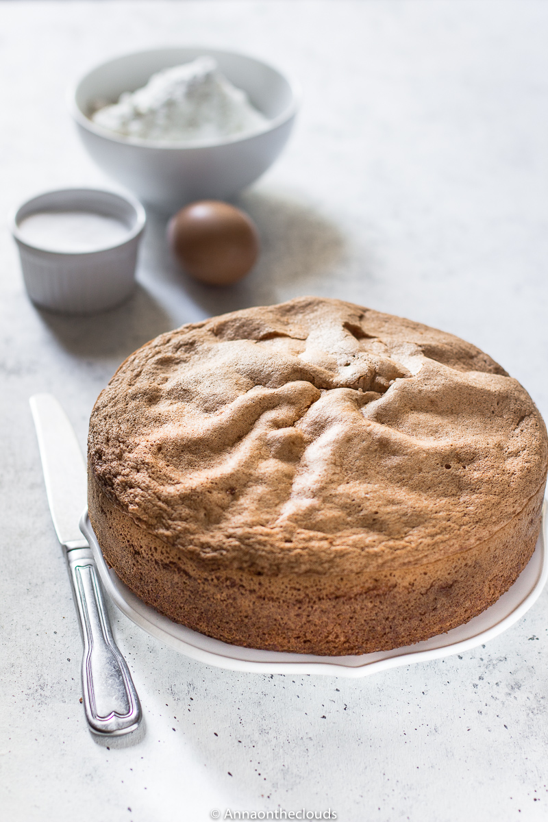 ricetta pan di spagna alto e perfetto