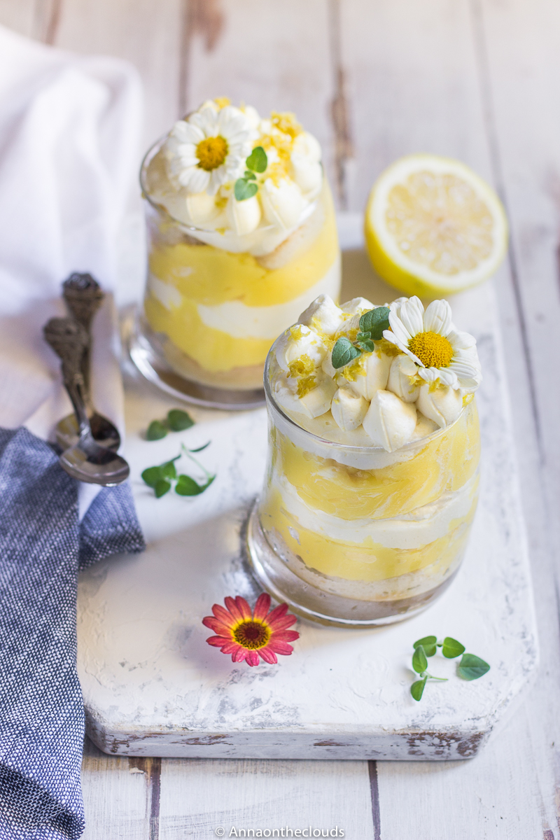 Tiramisu al limone senza uova