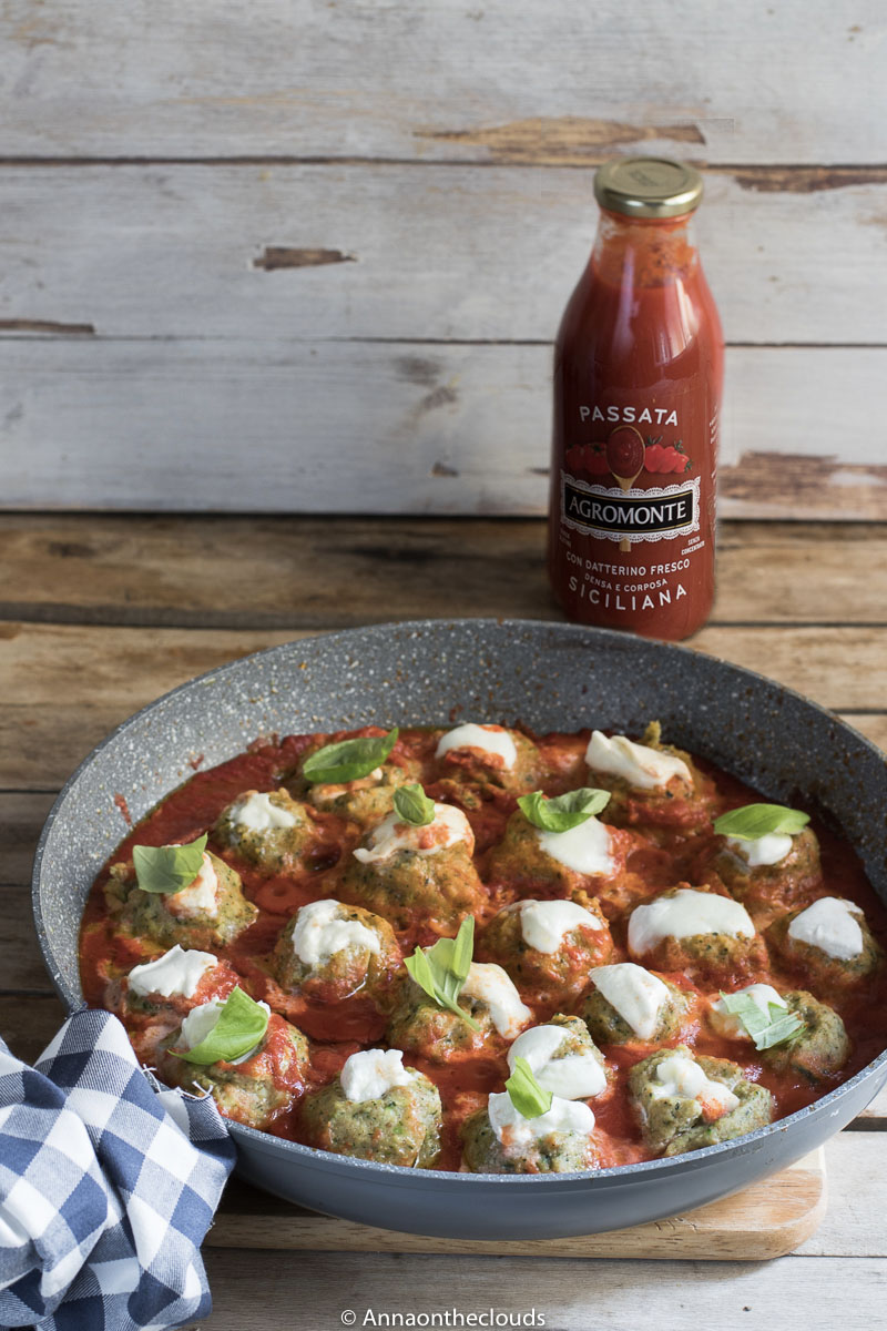 Polpette di zucchine alla pizzaiola