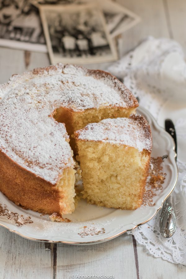 ciambellone della nonna alto e soffice
