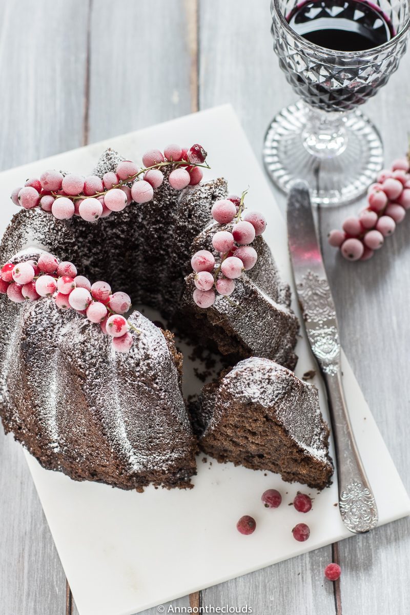 Torta al vino rosso e cioccolato – SENZA BURRO