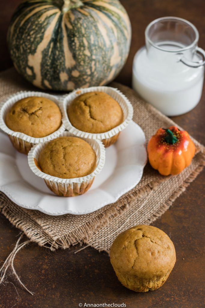 Muffin alla zucca – senza burro