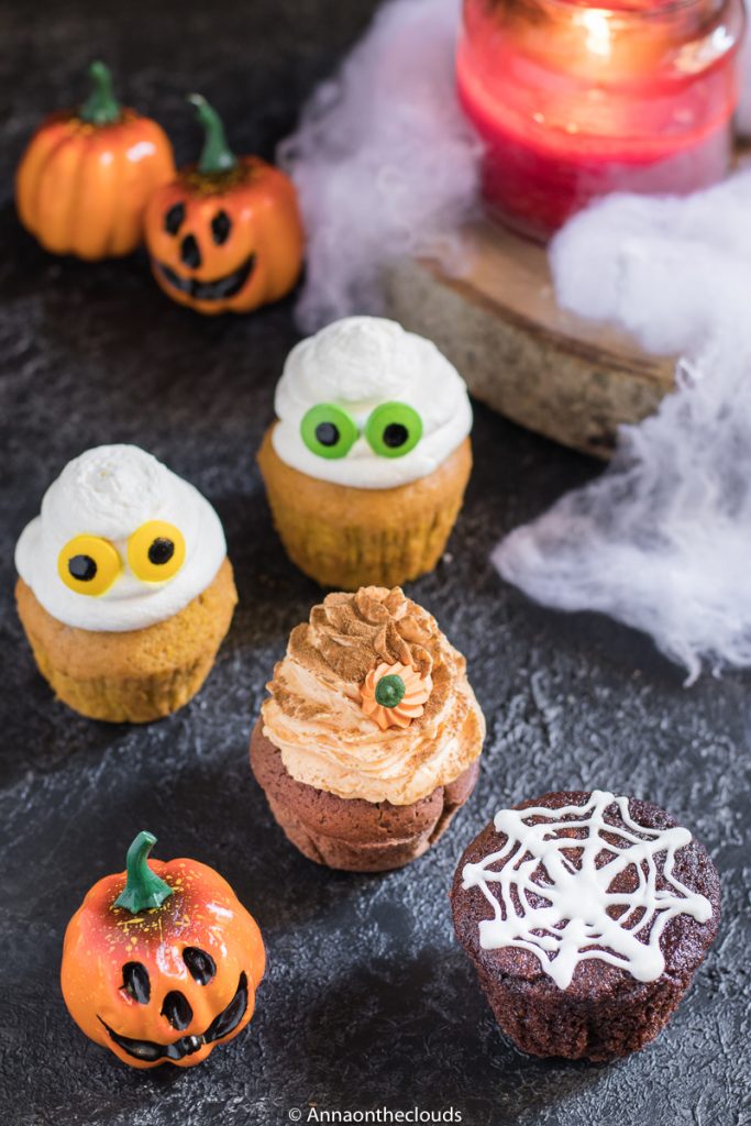 Ricetta Cupcake mostruosi di Halloween