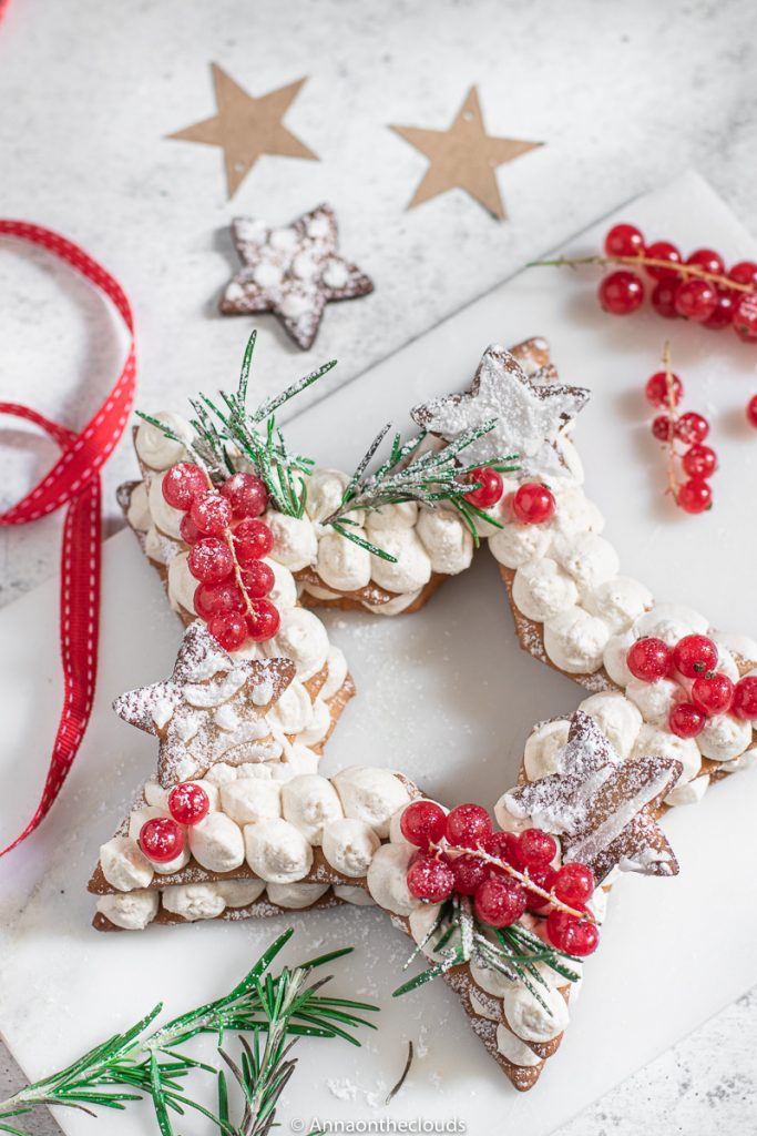 Torta Con Stella Di Natale.Cream Tart A Stella Ricetta Perfetta Anna On The Clouds