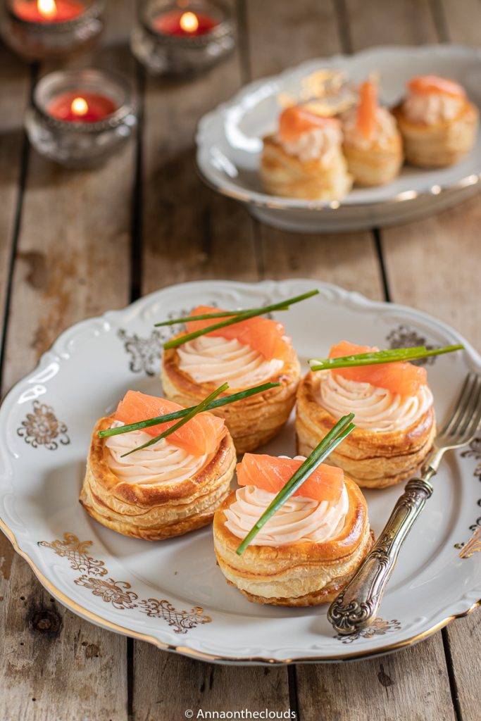 Antipasti Di Natale Sfiziosi E Veloci.Vol Au Vent Ricetta Per Antipasti Sfiziosi Anna On The Clouds