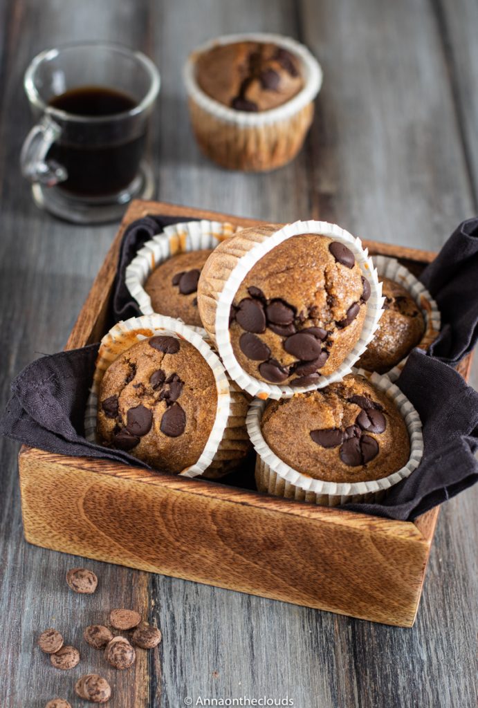 Muffin cioccolato e caffè: ricetta senza burro