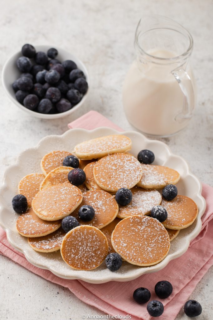 Mini pancake cereal ricetta leggera e senza grassi